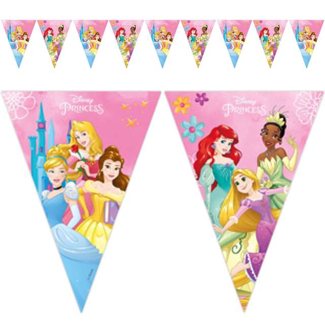 Baner flagi "Księżniczki Disneya", Procos, 230 cm