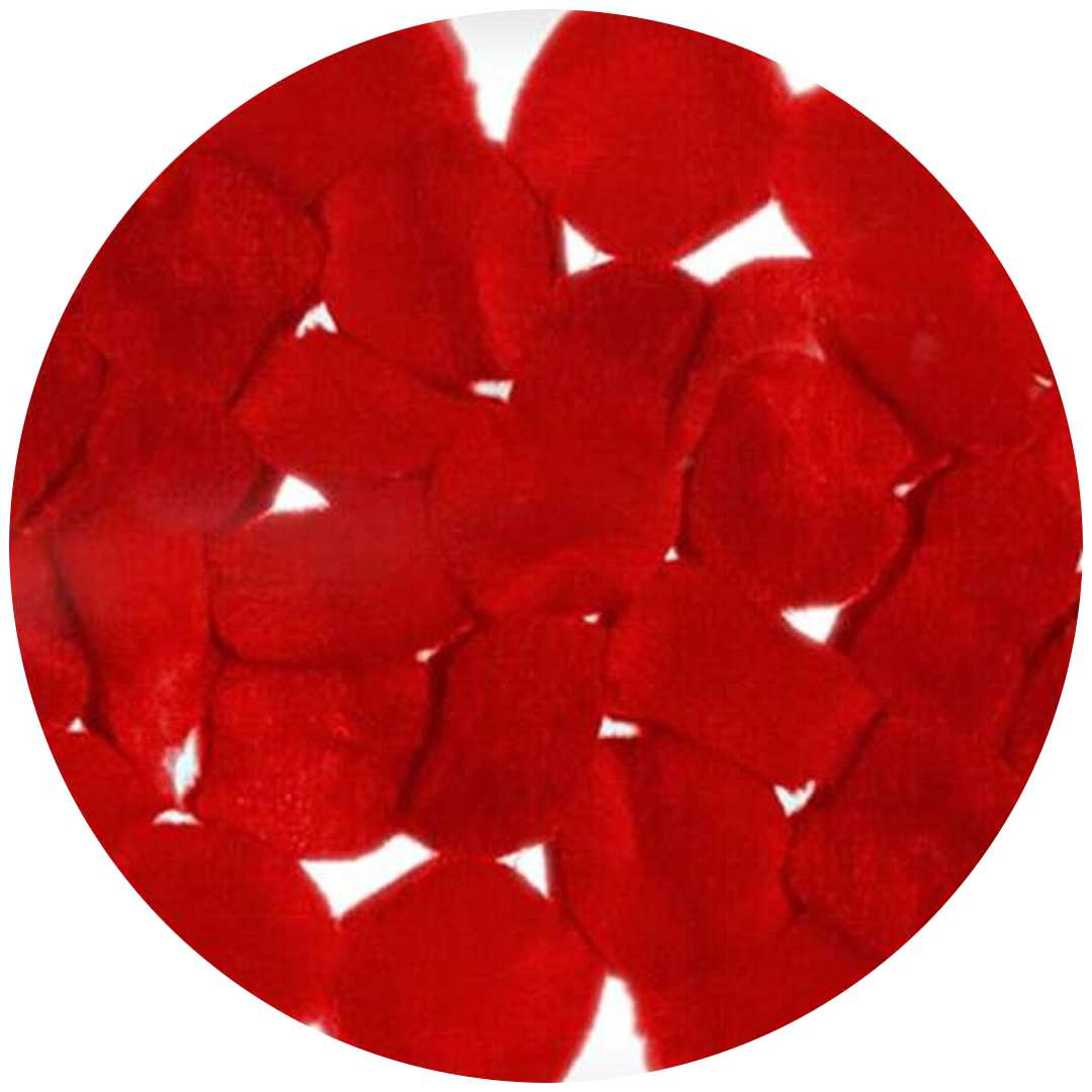 Pompony pluszowe "Akrylowe", czerwone, Titanum, 25 mm, 30 szt