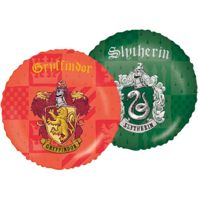 Balon foliowy "Harry Potter - Gryffindor/Slyherin", Procos, 18" RND