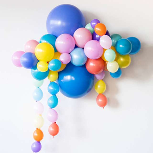 Girlanda balonowa Pastelowa mix Folat 180 cm
