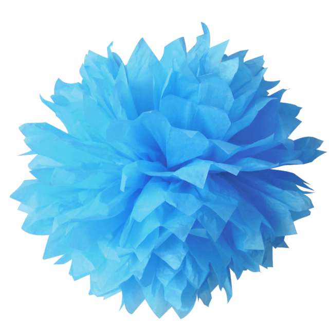 _xx_Pompon dekoracyjny niebieski
