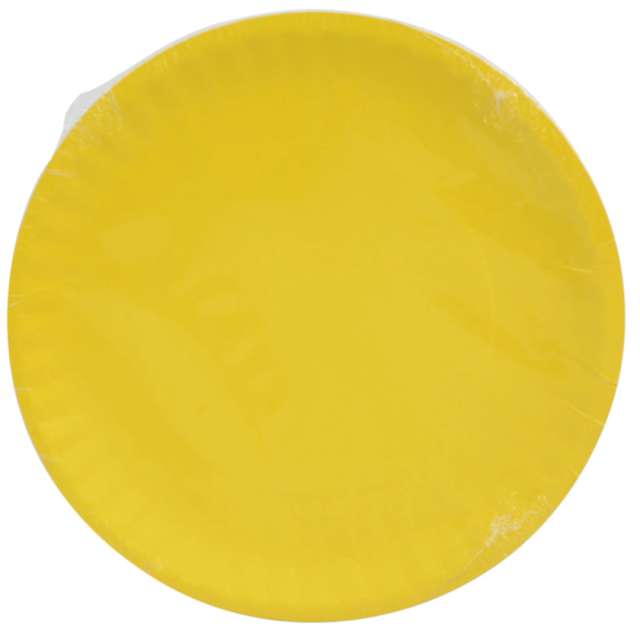 Talerzyki papierowe Classic żółte Arpex 18 cm 10 szt