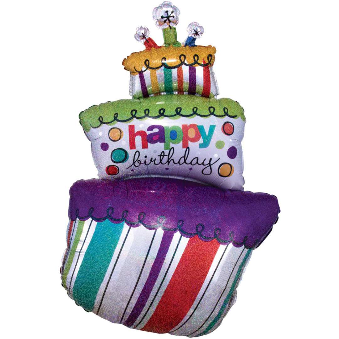 Balon foliowy "Tort urodzinowy", Amscan