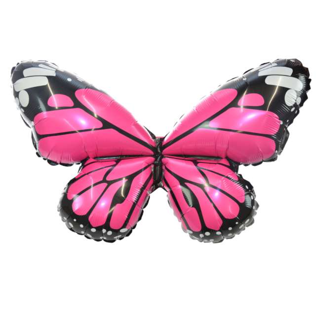 Balon foliowy Skrzydła Motyla - z szelkami różowy Arpex 24 SHP