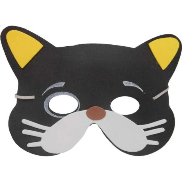 Maska "Kot", czarna, PartyTino