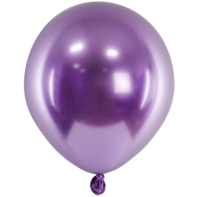 Balony Glossy fioletowe PartyDeco 5 50 szt