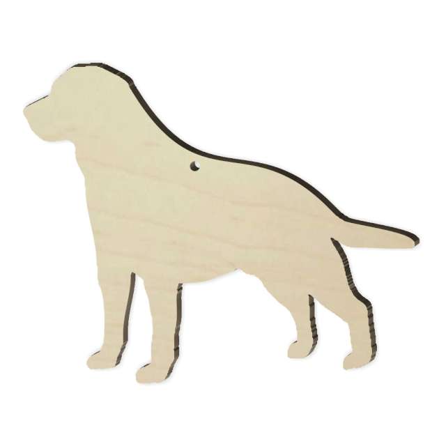 Zawieszka drewniana Pies - Labrador 120x100 mm