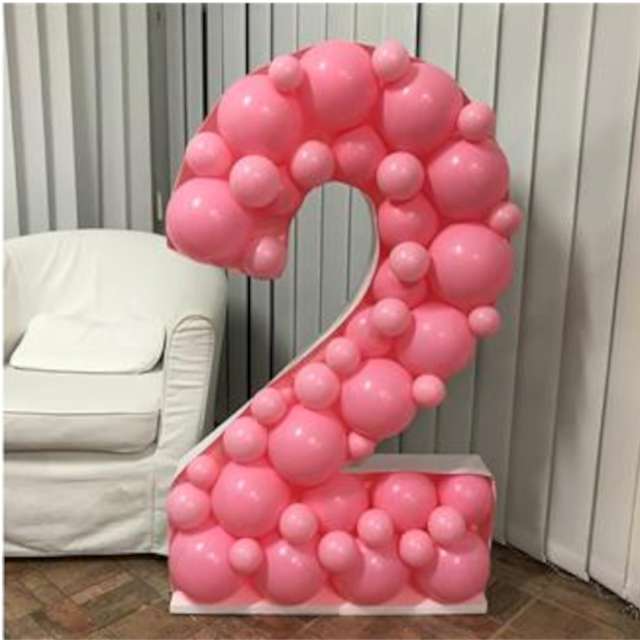 _xx_Szablon do wypełniania balonami - cyfra 2