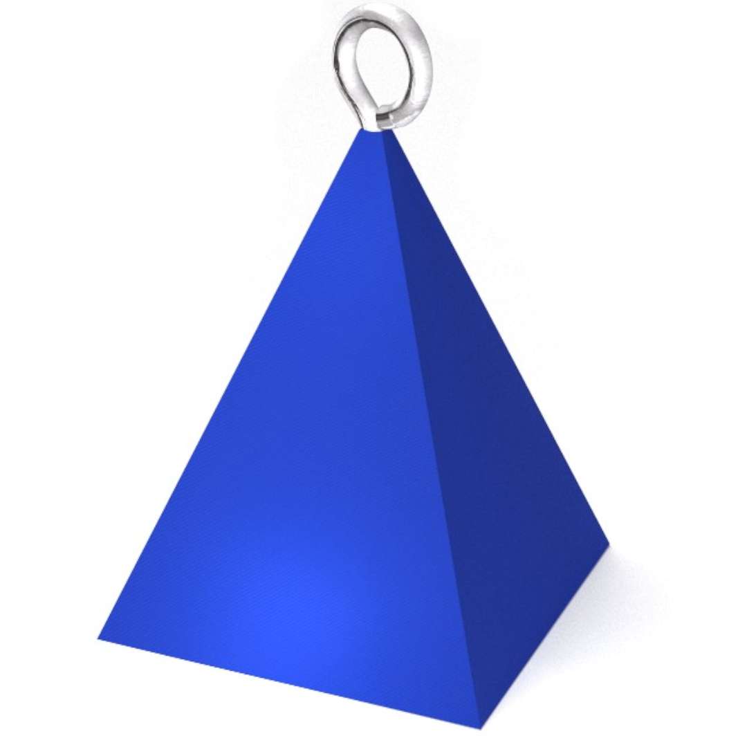 _xx_Obciążnik do balonów Piramida niebieski