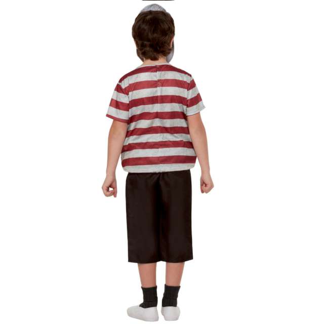 _xx_Addams Family Pugsley Costume Burgundy TopTrousers & Mask M