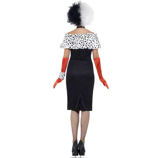 _xx_Evil Madame Costume Black with Dress Gloves Shrug Cuff & Choker S