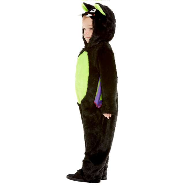 _xx_Toddler Bat Costume Black with Hooded All in One T2