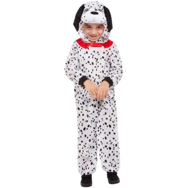 _xx_Toddler Dalmatian Costume Black & White Hooded All In One T2