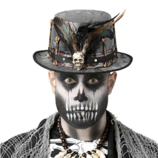 _xx_Witch Doctor Distressed Black Top Hat