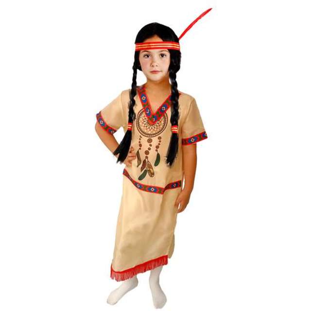 Strój dla dzieci "Indianka Amala", PartyTino, 134-140 cm