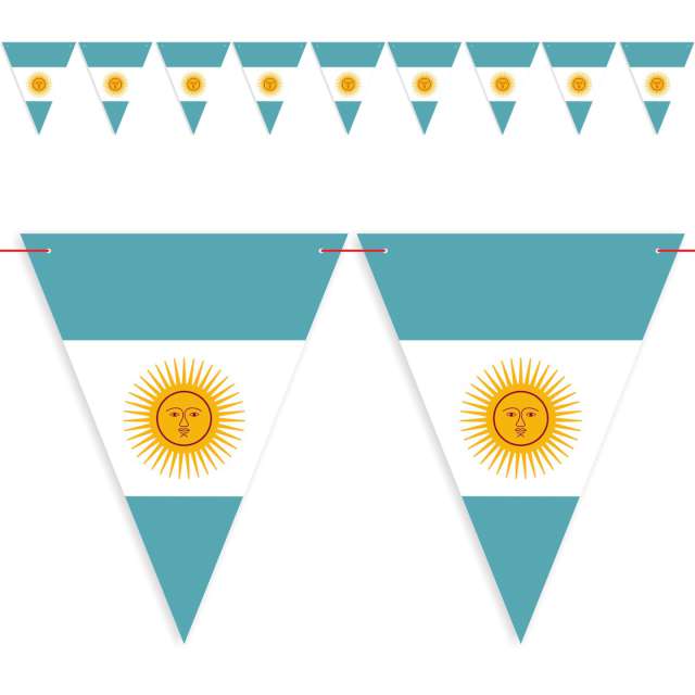 Baner flagi Państwa Świata - Argentyna DIY 36 m