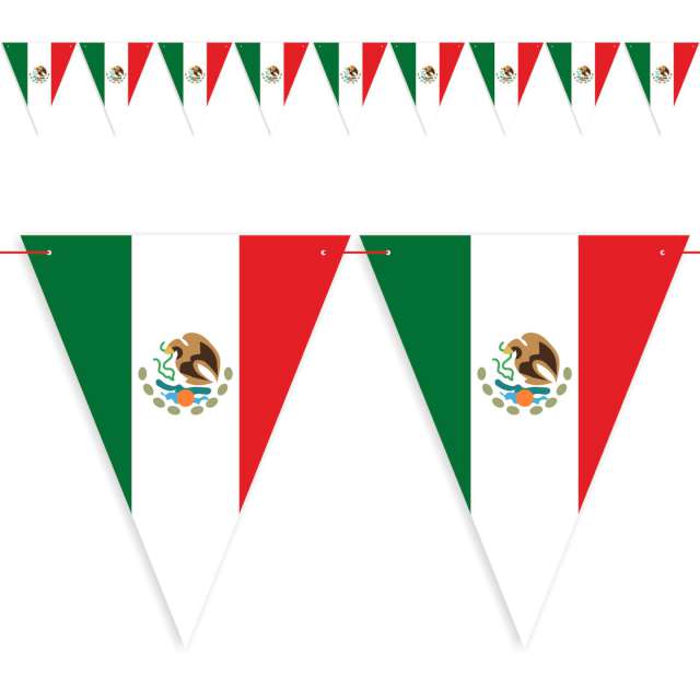 Baner flagi "Państwa Świata - Meksyk", DIY, 3,6 m