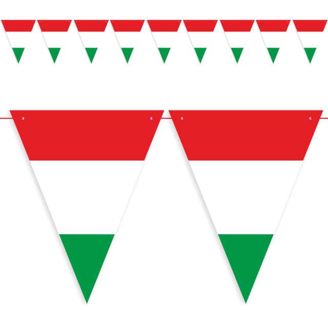 Baner flagi "Państwa Świata - Węgry", DIY, 3,6 m