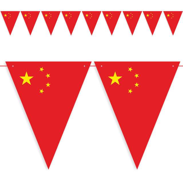 Baner flagi Państwa Świata - Chiny DIY 36 m