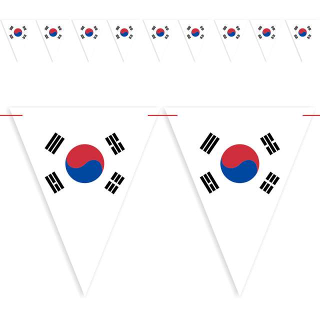 Baner flagi "Państwa Świata - Korea", DIY, 3,6 m
