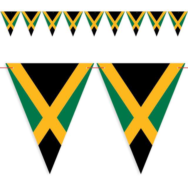 Baner flagi Państwa Świata - Jamajka DIY 36 m