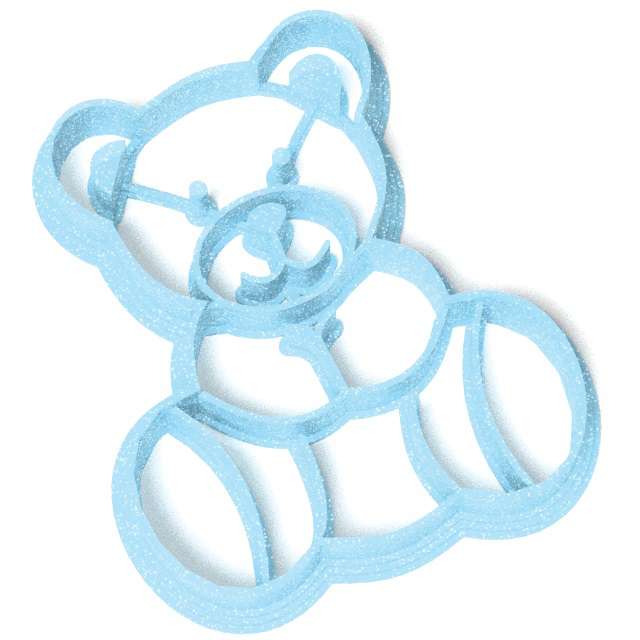 Foremka Baby Shower Boy - Miś 73x87 mm błękitna