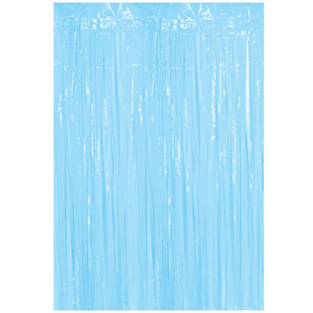 Kurtyna na drzwi "Classic", błękitny, PartyPal, 200 x 100 cm