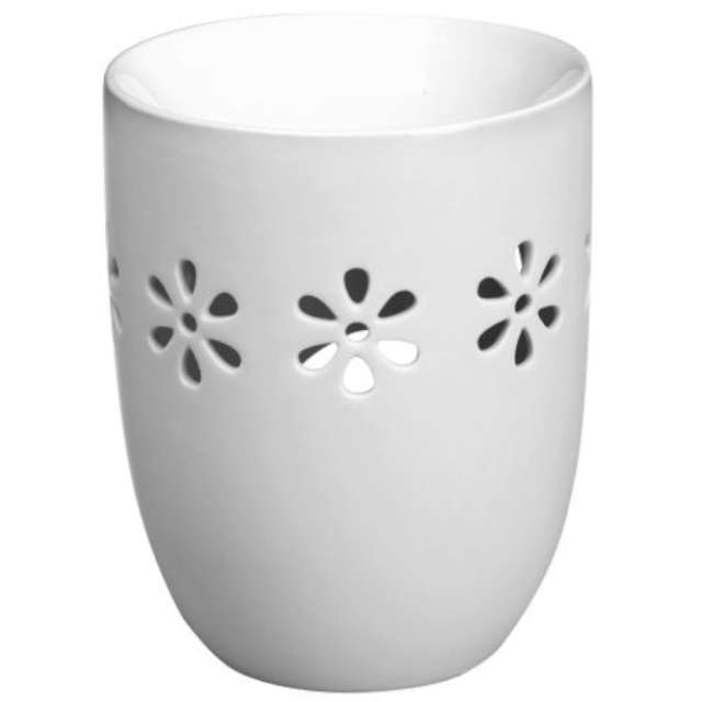 Kominek ceramiczny Creations - Oval biały Bolsius 114/97 mm