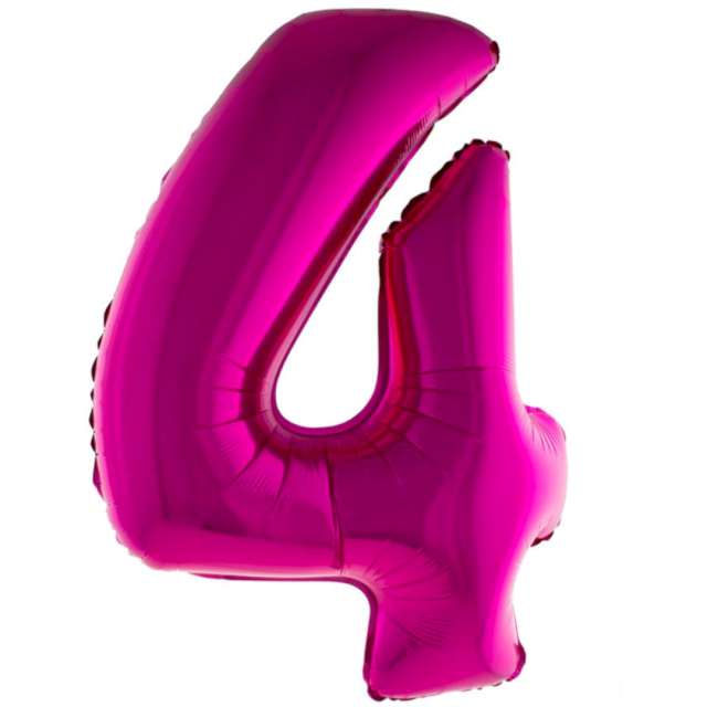 _xx_FOIL BALLOON 40 NUMBER 4 PINK