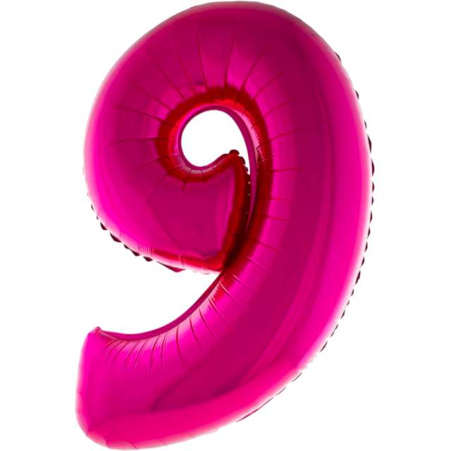 _xx_FOIL BALLOON 40 NUMBER 9 PINK