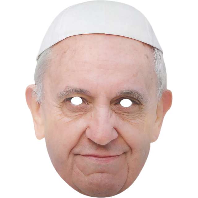 Maska papierowa Papież Franciszek Powergift