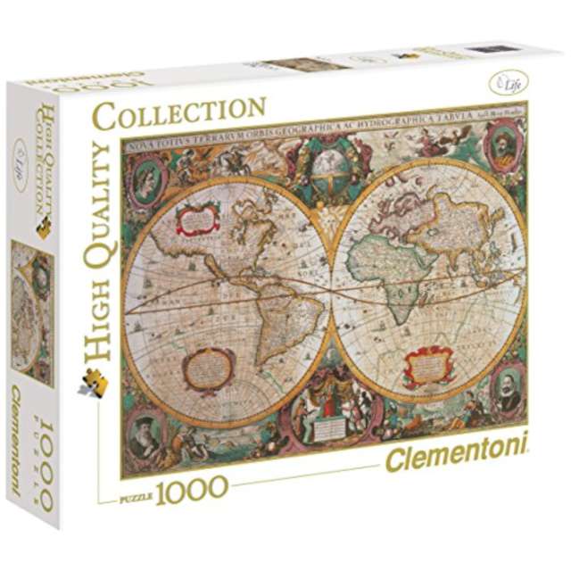_xx_Puzzle Clementoni High Quality antyczna mapa 3000 szt