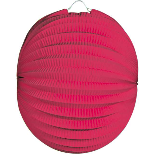 Lampion papierowy "Round", czerwony, Folat, 22 cm