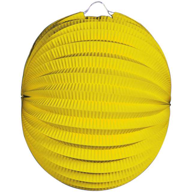 Lampion papierowy Round żółty Folat 22 cm