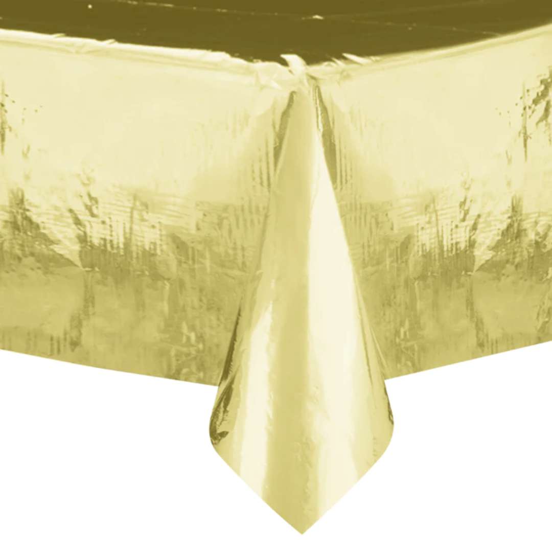 Obrus foliowy Metaliczny złoty PartyPal 137x274 cm