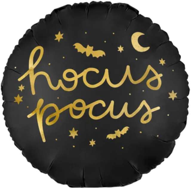 Balon foliowy "Hocus Pocus", PartyDeco, 18", RND