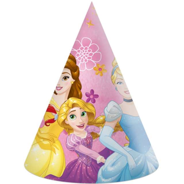 Czapeczki papierowe Księżniczki Disneya Procos 6 szt
