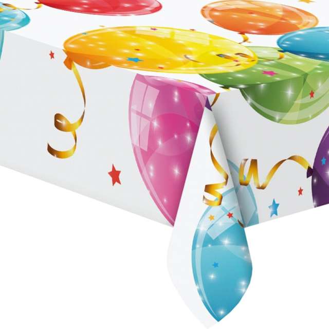 Obrus foliowy Balony - Sparkling Balloons Procos 180x120 cm