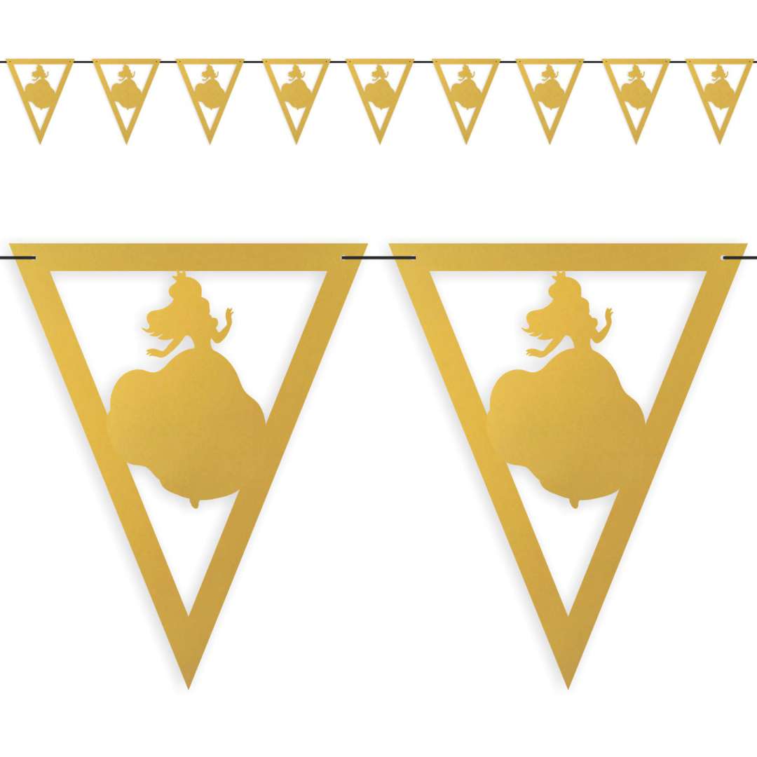 Baner flagi "Księżniczka", złoty, 3,6 m