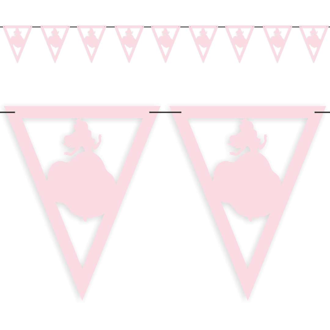 Baner flagi "Księżniczka", różowy jasny, 3,6 m