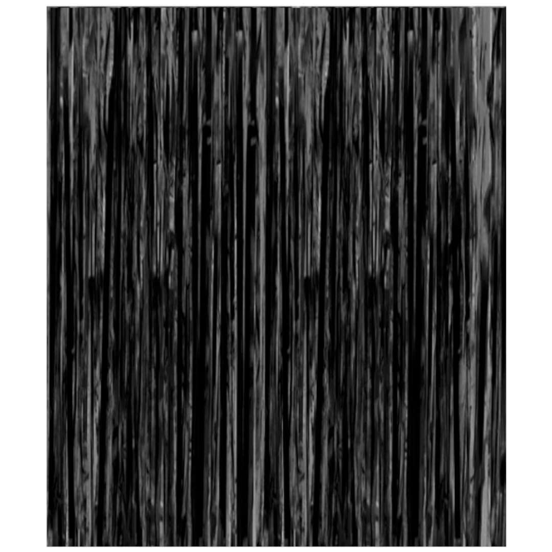 Kurtyna na drzwi Classic czarna PartyPal 200 x 100 cm