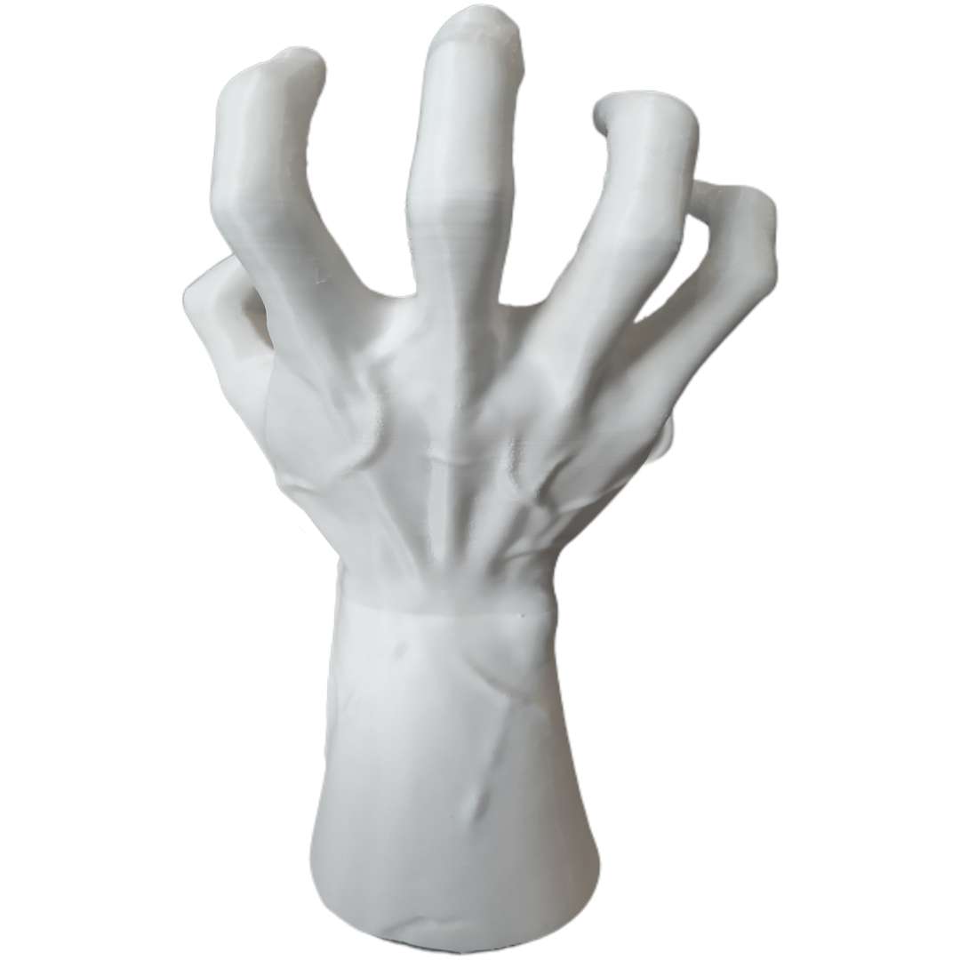 Dekoracja Ręka - szpon biała 18 cm