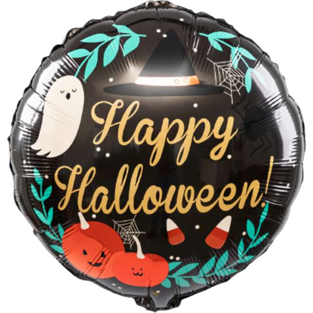 Balon foliowy Happy Halloween PartyPal 18 RND