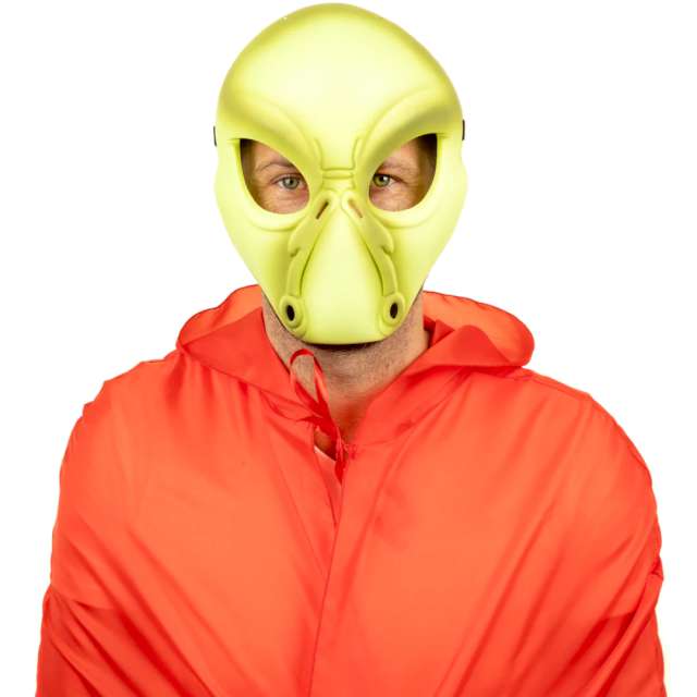 Maska Ufo kosmiczne zielony Partypal