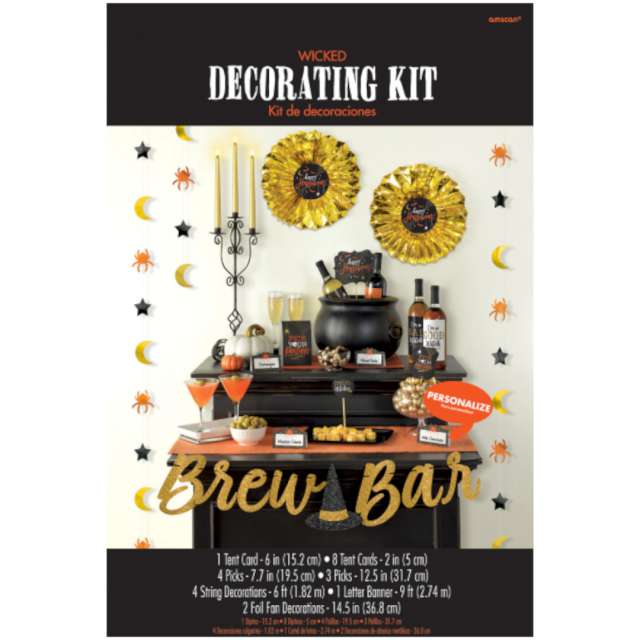 _xx_Decoration Kit Brew Bar Paper / Foil / Wood 2