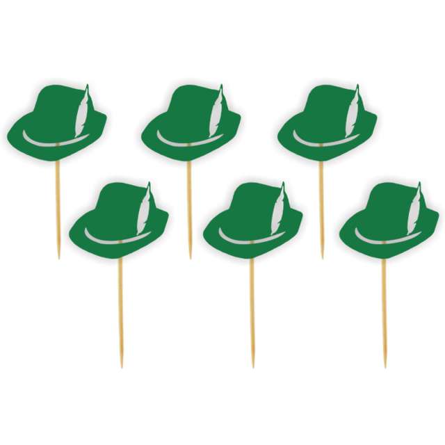 Pikery Oktoberfest - kapelusze zielone 6 sz