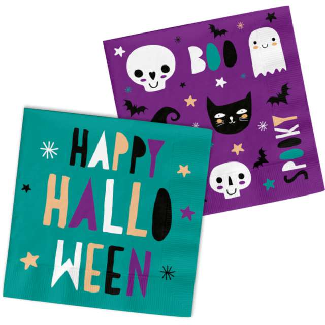 Serwetki Happy Halloween - spooky Folat 33 cm 20 szt.