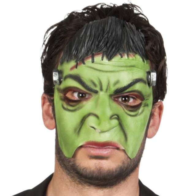 Maska Frankenstein zielony lateksowa Boland