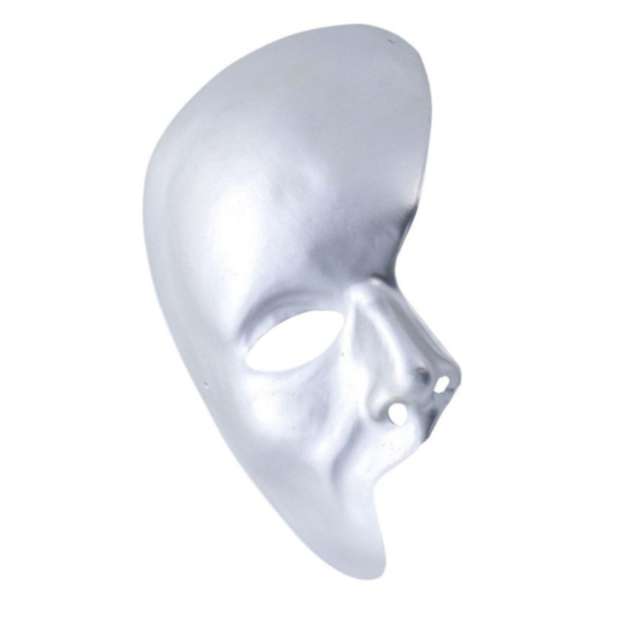 Maska "Fantom z Opery", srebrny, Carnival Toys