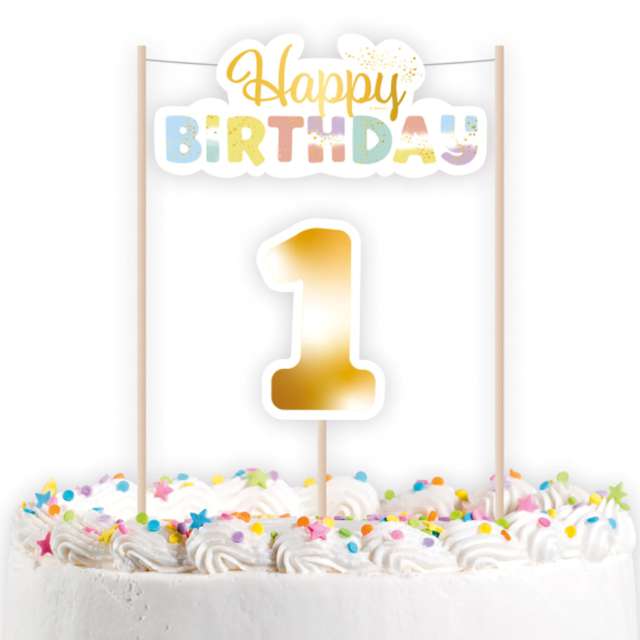 _xx_Cake Decoration 1st Birthday Rainbow
